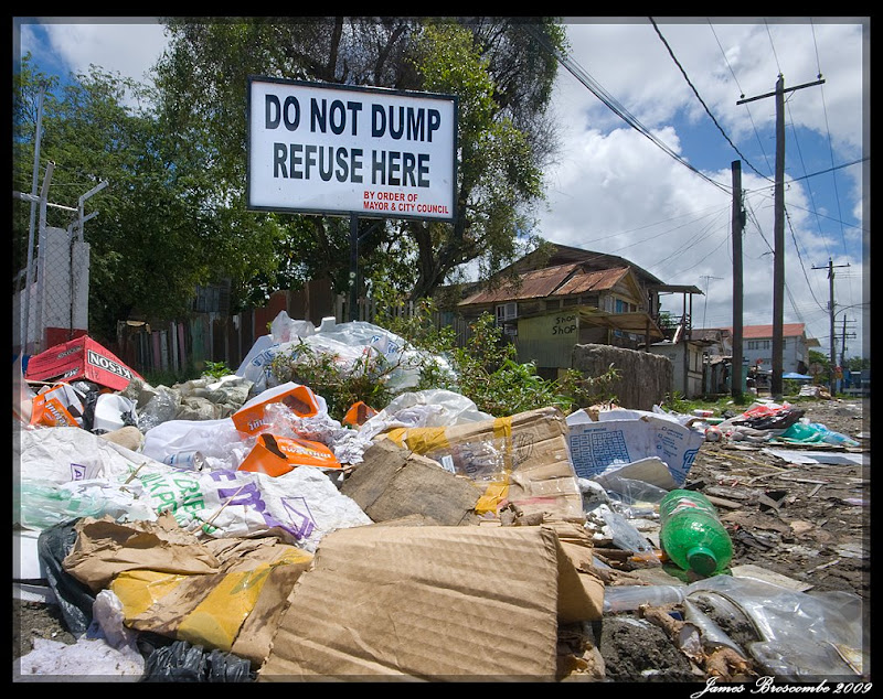 2009 A picture each day 2010 Day Thirty Three Don't dump refuse